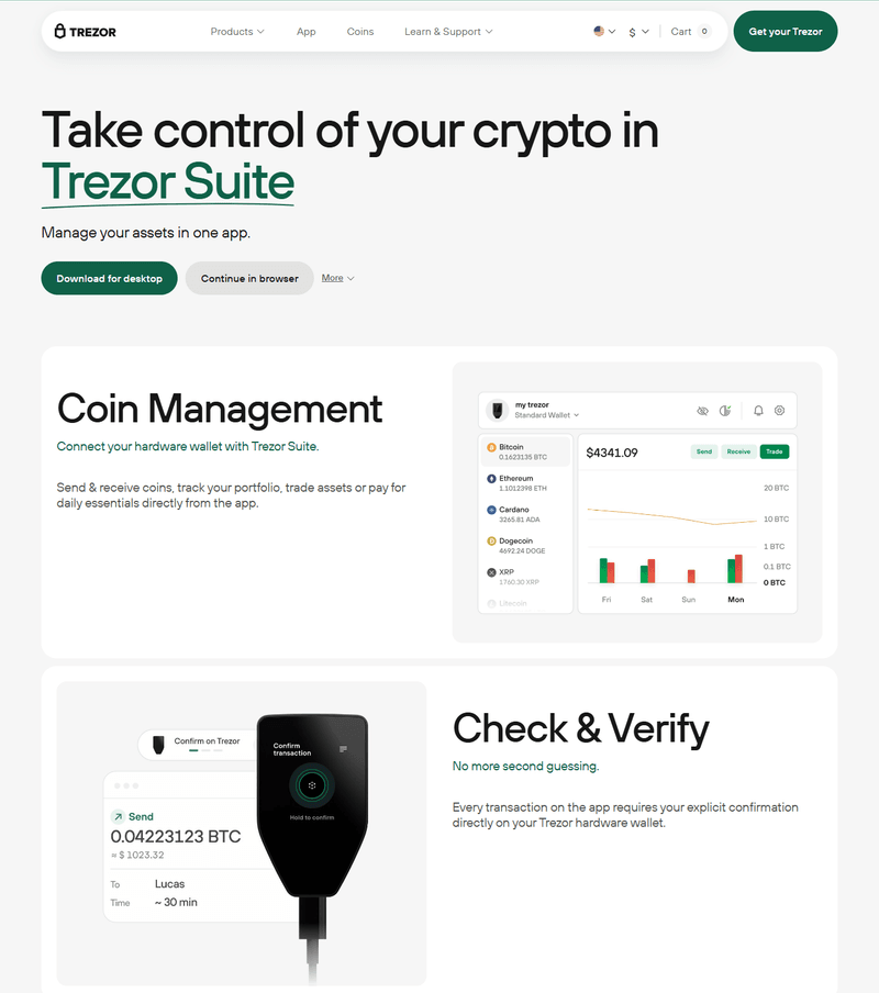 Trezor® Wallet Login | Getting started — Trezor™