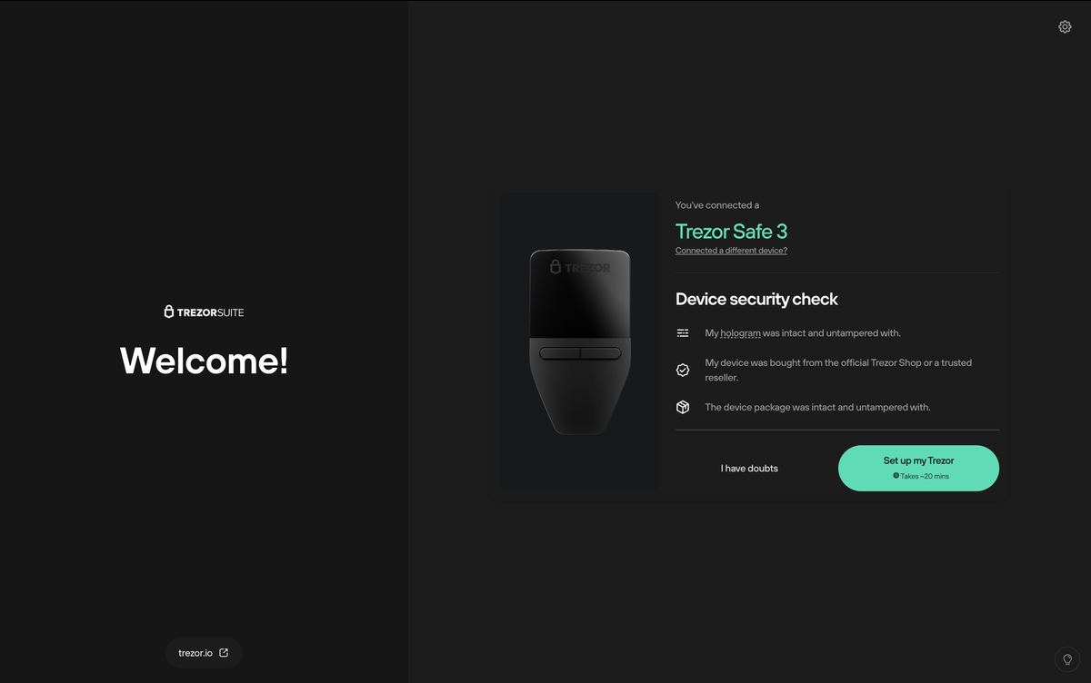 Official Trezor Suite — Desktop & Web App for Hardware Wallets